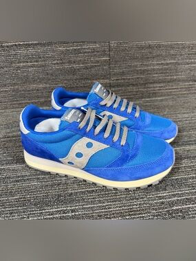 Saucony Jazz 81 Megabyte Blue Suede Men’s Sneakers Size 9.5 NWOB
